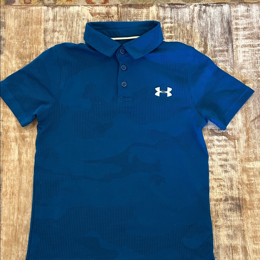 Under Armour blue Polo Shirt with Logo
